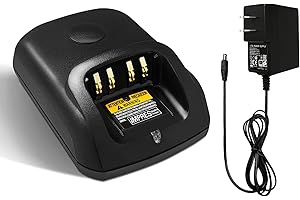 KOKORASA for Motorola XPR3500e Charger, WPLN4226 WPLN4232 PMPN4137A Rapid Charger for Motorola XPR3300e XPR7550e XPR7580e XPR7350e XPR6550 XPR6500 XPR6580 PMNN4409 PMNN4077 (NO-IMPRES)