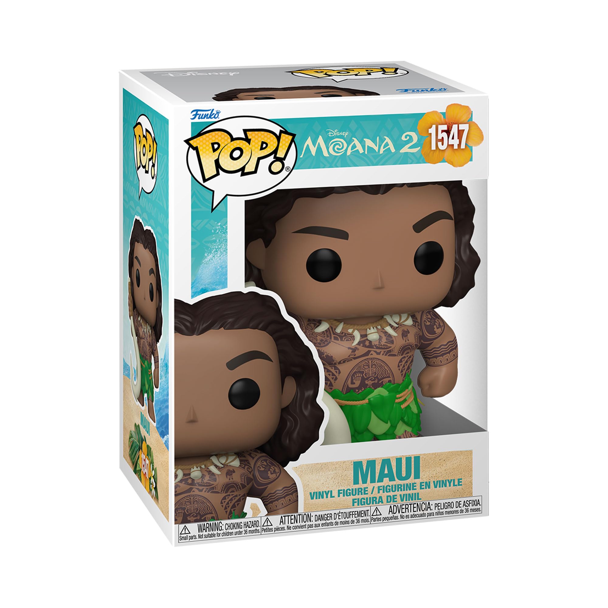 Funko Pop! Disney: Moana 2 - Maui - Moviana - Vinyl Collectible Figure - Gift Idea - Official Merchandise - Toy for Children and Adults - Movies Fans - Model Figure for Collectors