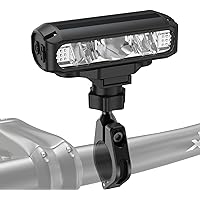 AKALATE Super Bright Bike Light, USB Rechargeable Bicycle Light 4 Modes Bike Headlight Aluminum Alloy MTB Cycling Bar Lights 