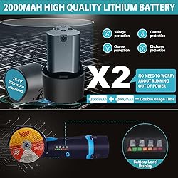 Brushless Angle Grinder with 2