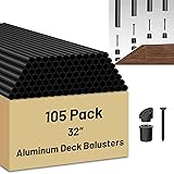 105 Pack 32 inch Aluminum Balusters for Deck