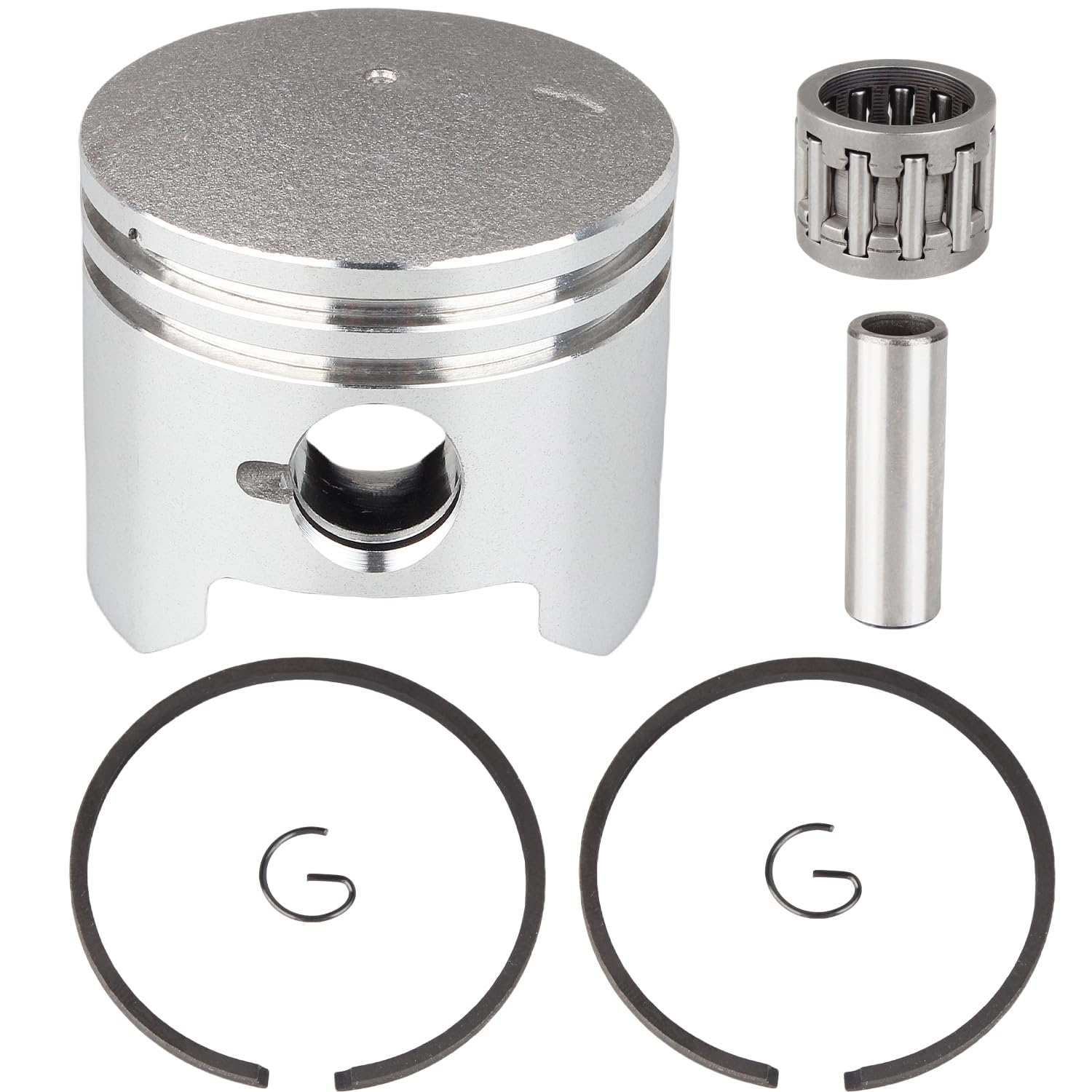 Photo 1 of Amavoler 44mm Piston Ring Kit Aftermarket Replacement Parts Fit for 2-stroke 49cc (44-6) Pocket Bike Dirt Bike Mini Moto ATV Quad 4 Wheeler