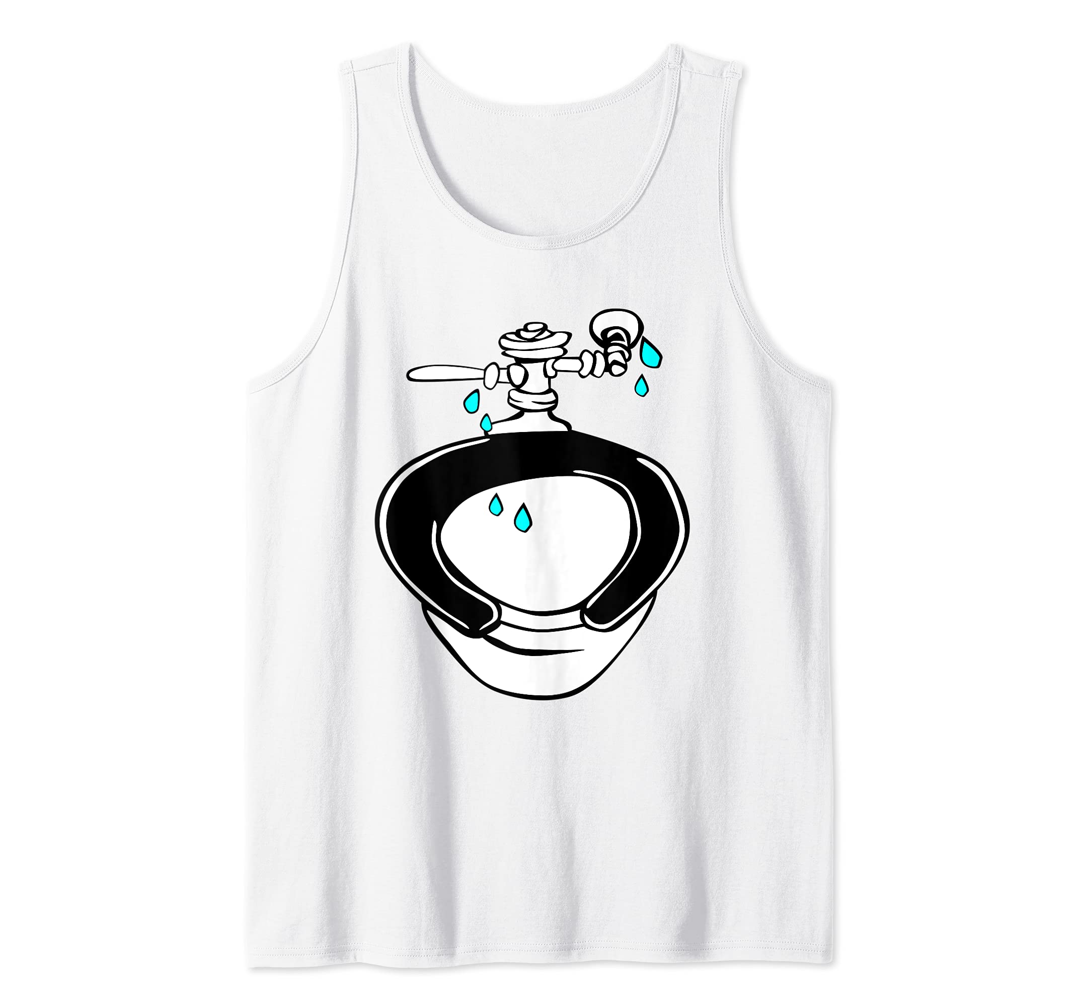 Toilet Costume Tank Top