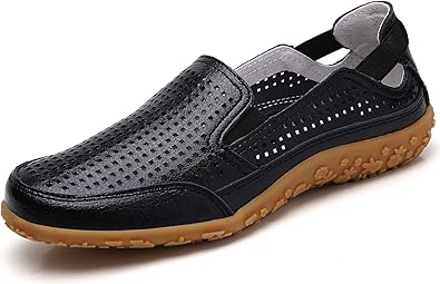 ladies soft leather walking shoes