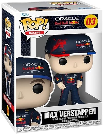Funko Pop Racing Max Verstappen Red Bull Collectible Vinyl Figure 3.75in