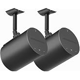 Chunxiao Pair of Speaker Wall Mount for Sonos Era 100 / Era 100 SL Ceiling Mount Black - Swivel and Tilt Speaker Bracket for Sonos Era 100 Wall Mount with Dual Installation Options Mount