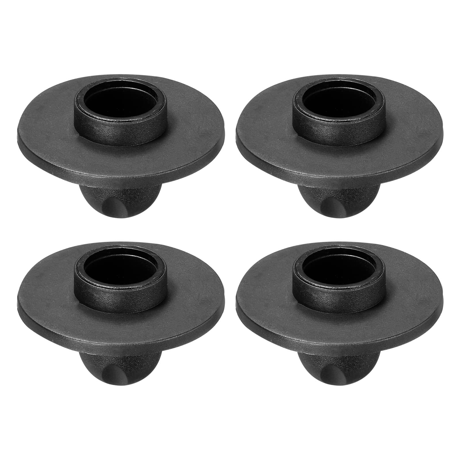 Photo 1 of PATIKIL Camping Chair Foot, 4 Pack 16mm Tubing Dia Detachable Anti-Slip Stool Feet Replacement for Hiking Outdoor, Black