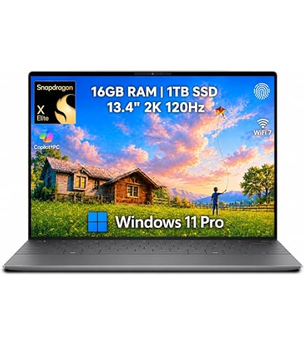 Amazon.com: Dell 2025 XPS 13 9345 Snapdragon X Elite 32GB RAM 1TB