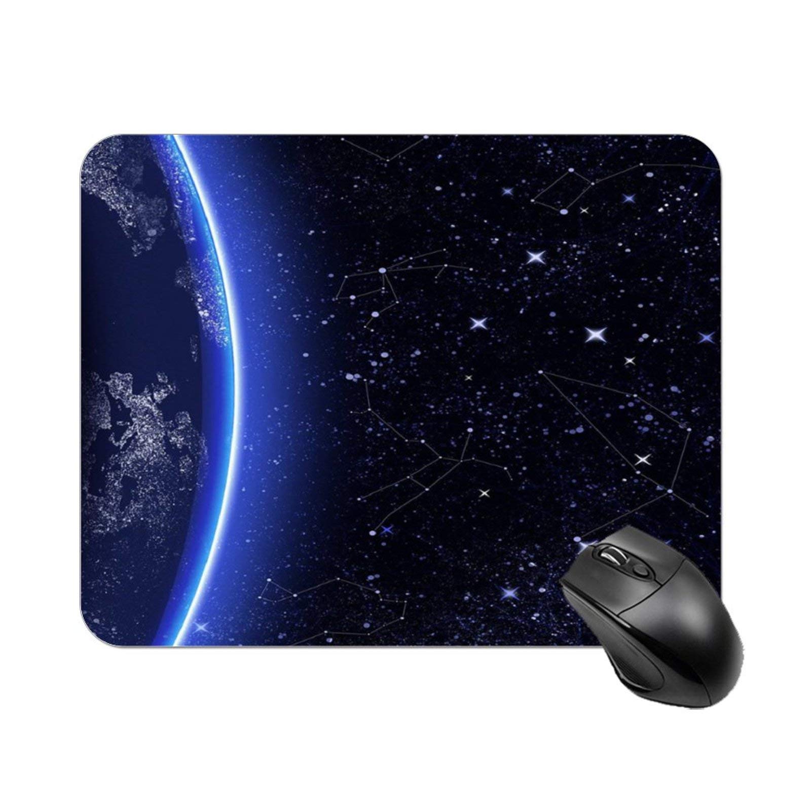 Yeuss Rectangular Non-Slip Mousepad Galactic Universe Gaming Mouse mat pad 200mm x 240mm