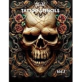 New school tattoo stencils.vol.1 skull (Skull Tattoo Stencils)