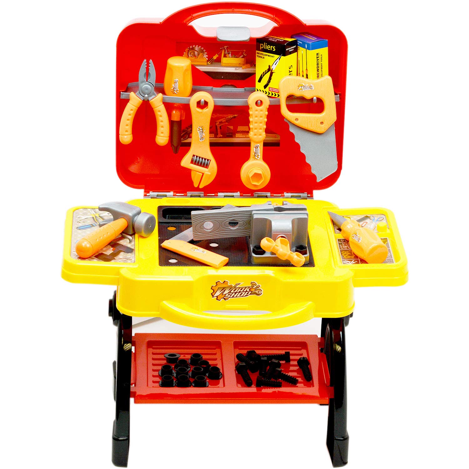 toyrific workbench with tools