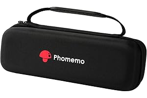 Phomemo Carrying Case, Compatible with TATTMUSE A285M/M832/M834/M835/M832D Portable Printers - Wireless Mobile Travel Storage for Printer, Paper & USB Cable - Box Only