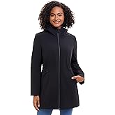 ROYAL MATRIX Women's Waterproof Rain Jacket Lightweight Hooded Breathable Windbreaker Softshell Jacket