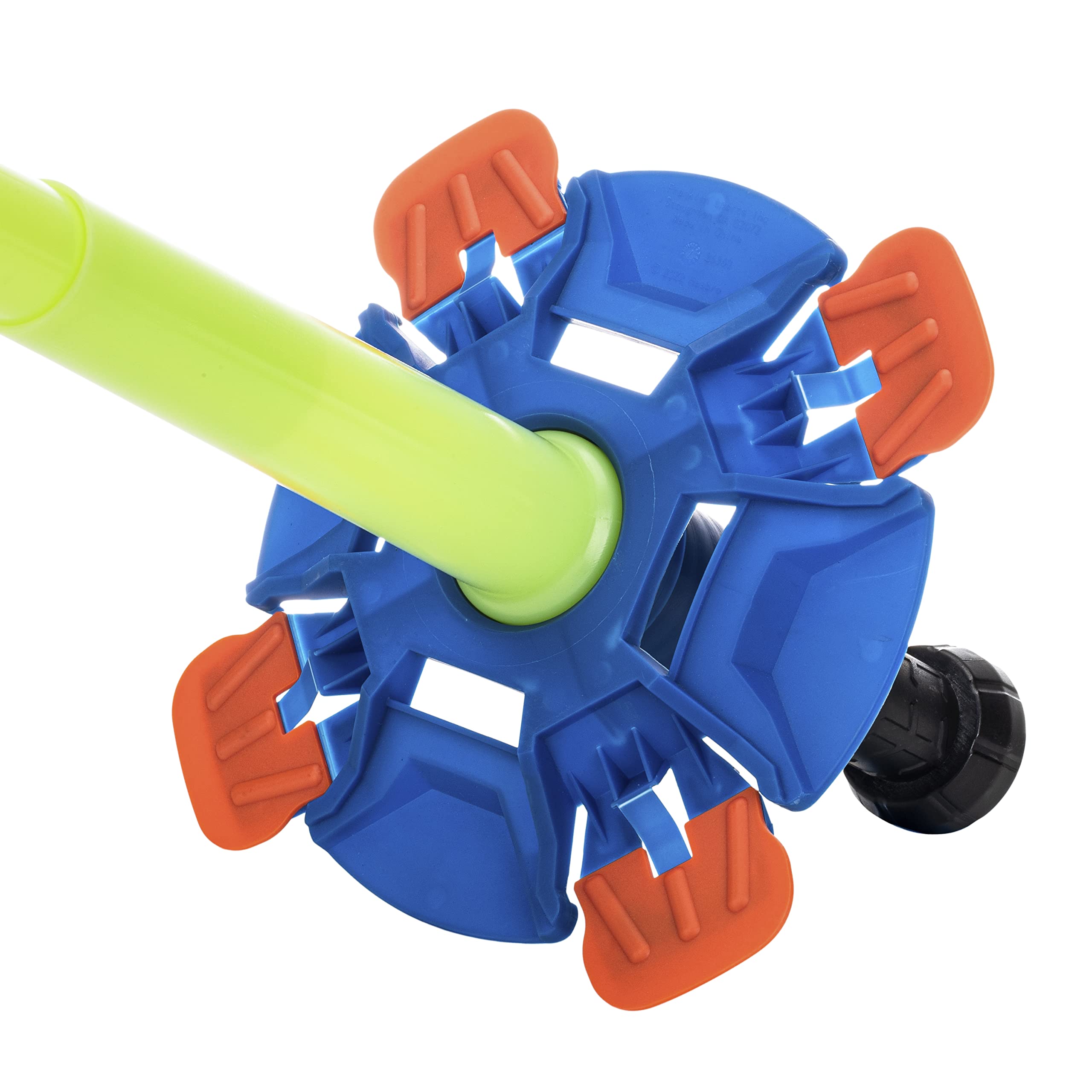 Nerf Duel Swords Set - Retractable Swords with Glow in the Dark Feature - Integrated Knockdown Targets - Kids Fencing Game, Green, Blue, Orange