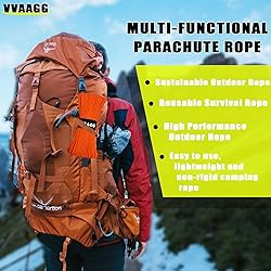VVAAGG 1000lb Paracord Rope 200FT, 4mm Utility