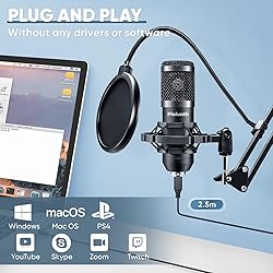 USB Microphone, Professional 192kHz/24Bit Plug