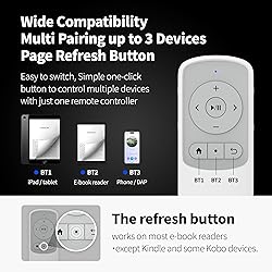 Bluetooth Remote Control Page Turner Clicker for