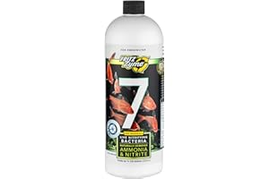 Fritz Aquatics FritzZyme 7 Live Nitrifying Bacteria Naturally Removes Amonia & Nitrite for Freshwater Fish (32-Ounce)