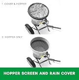 The Handy Broadcast Spreader 23kg Hopper, Adjustable, Puncture Proof Tyres view 2