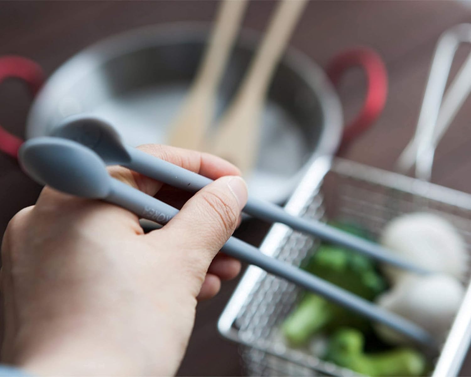 Amazon 韓国製 カラフル 料理箸 スプーン付 30 5cm 便利 かわいい 全3色1セット Goryeo Alpha Line 調理器具 通販