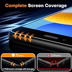 TOCOL 2 Pack Screen Protector for iPhone SE 3/2