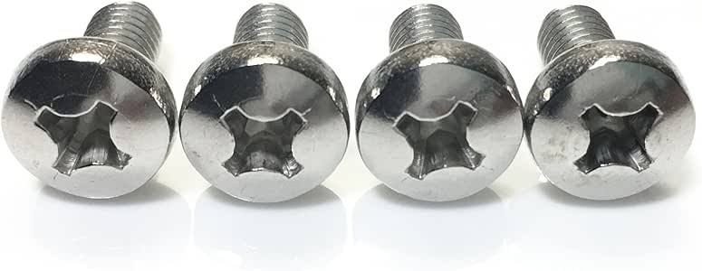 4 x BMW Genuine Rear License Plate Fillister head Screws E46 E60 3 5 ...
