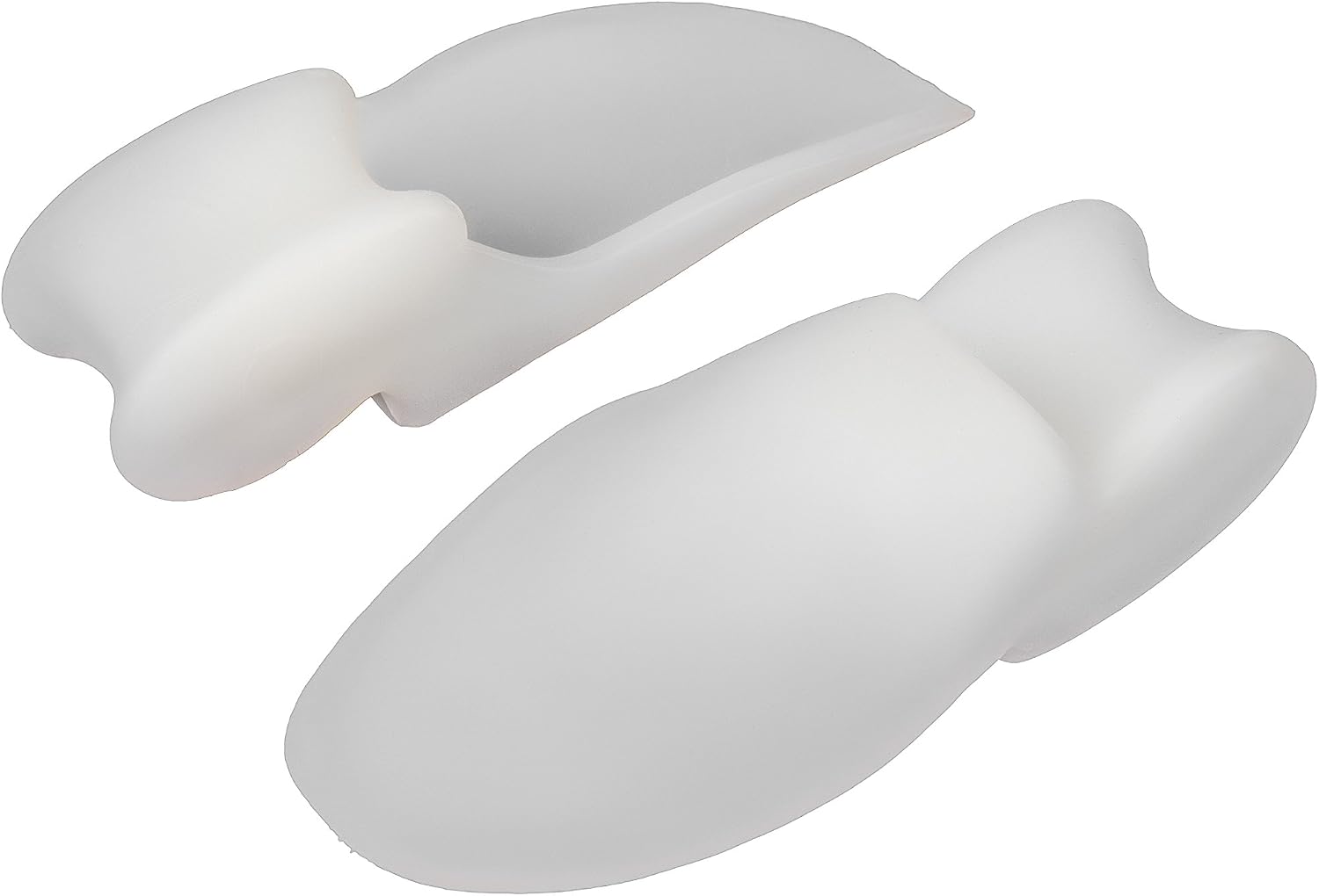 Pro11 wellbeing ™ 1 Pair of Specially designed 2 in 1 Bunion Protector and Toe separator All In One, White gel, universal - Image 3