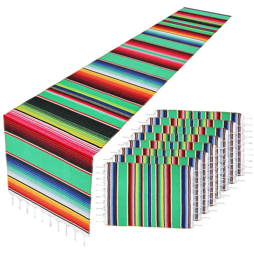 Best green table runner and placemats