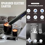 Zanmuk Candle Lighter Electric USB Plasma Arc Lighter Grey view 2