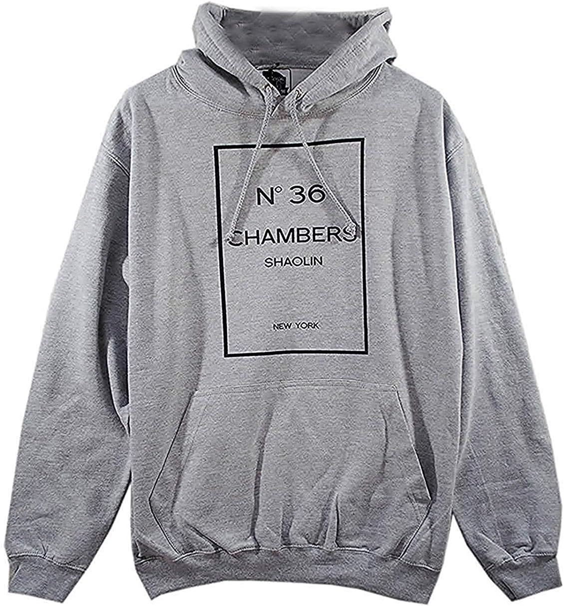 Actual Fact Wu Tang 36 Chambers Grey College Hoodie Hoody Pullover Top