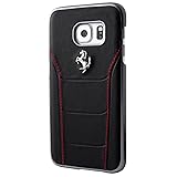 Ferrari 488 Hard Case Leather for Galaxy S7 - Black