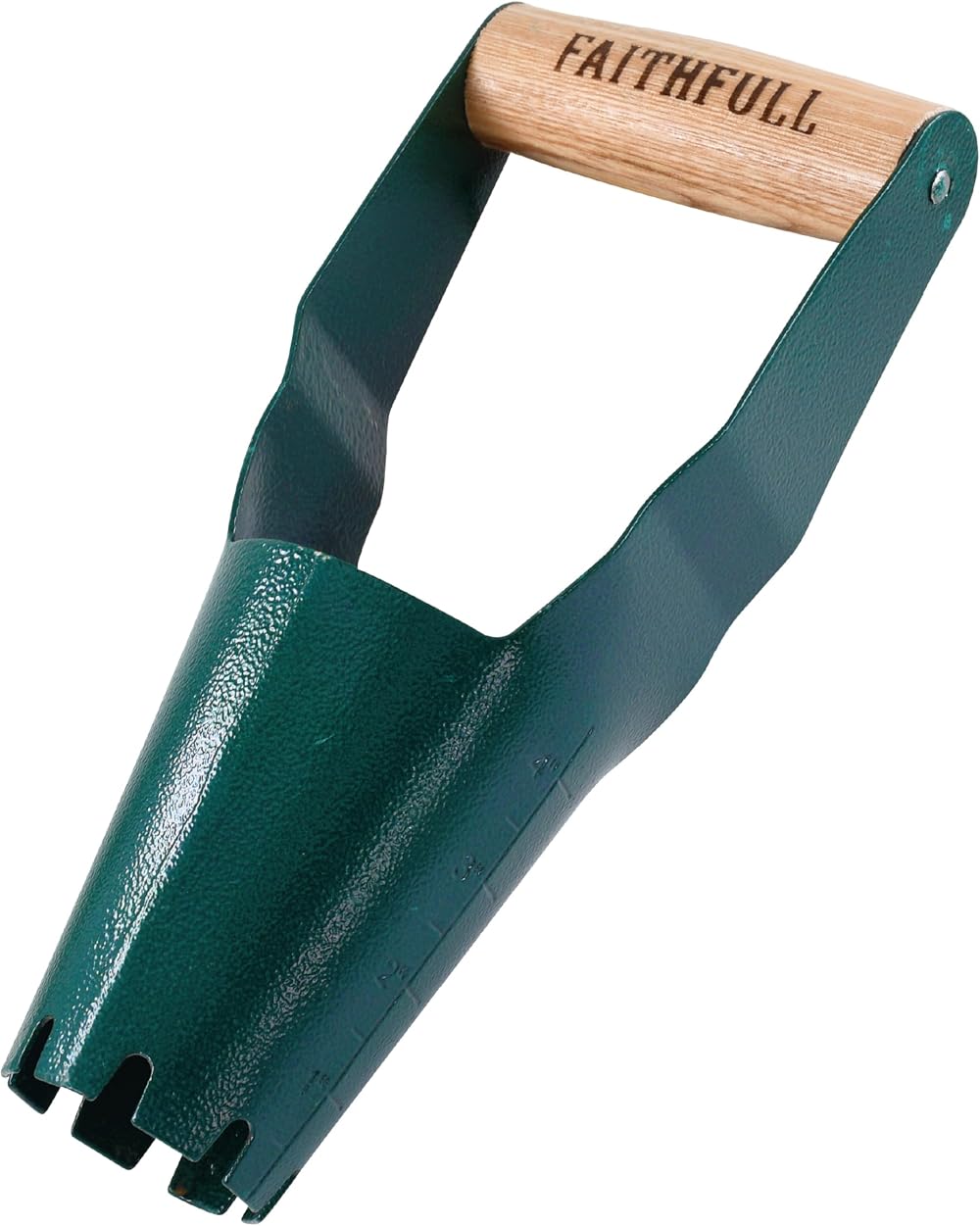 Faithfull Countryman Hand Bulb Planter - Forged Carbon Steel, FSC Ash Handle