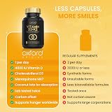 Oxford Origins Vitamin D3 K2 4000 IU/100 mcg MK7 120 capsules UK view 6