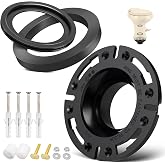 Oyviny RV Toilet Flange and Seal Kit Replacement for Dometic 300 310 320 Series, 3" Floor Flange with Gasket and Flush Ball Seal, Replaces 385345892 385311652 385311658