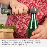 Kuhn Rikon 5-in-1 Can, Jar & Bottle Opener – Self-Attaching, Gray view 4