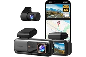 BOTSLAB 4K Dash Cam Front and Rear, 170° Ultra Wide Dashcam with ADAS, Night Vision, 24/7 Parking Mode, Sony STARVIS Sensor, WDR, Free 64GB SD Card, 5G/2.4G WiFi, Built-in GPS, Loop Recording