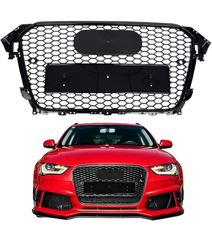 Amazon.com: Grill Audi A4 (B8) RS Type 11.11 - 15 Gloss Black