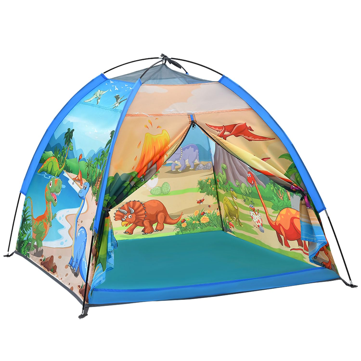 Photo 1 of Mnagant Kids Play Tents,the World of Dinosaurs Tents for Kids Indoor/Outdoor fun, Dinosaurs Dome Playhouse for Boys & Girls,Durable and Breathable Premium Material, Perfect Kid’s Gift- 47" x 47" x 43"