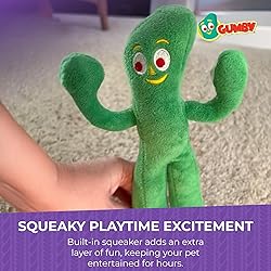 Multipet Gumby Dog Plush Toy - Squeaky Toy for All