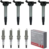 Marsram Ignition Coil UF596 Spark Plug for 2009-2017 Toyota Corolla 1.8L L4 | Fit for 2010-2015 Toyota Prius Matrix, 2012-2017 Prius V, 2008-2014 Scion XD, 2009-2010 Pontiac Vibe, 2017 Corolla iM 1.8L