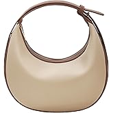 Crescent Shoulder Bag for Women, Half Moon RFID Vegan Leather Hobo Handbags Top-Handle Going Out Underarm Bag Clutch Purse