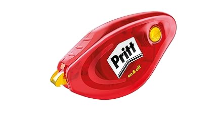 Pritt PRGNB Kleben Compact Roller non-permanent 5-er Pack Einweg Premium Bandqualität