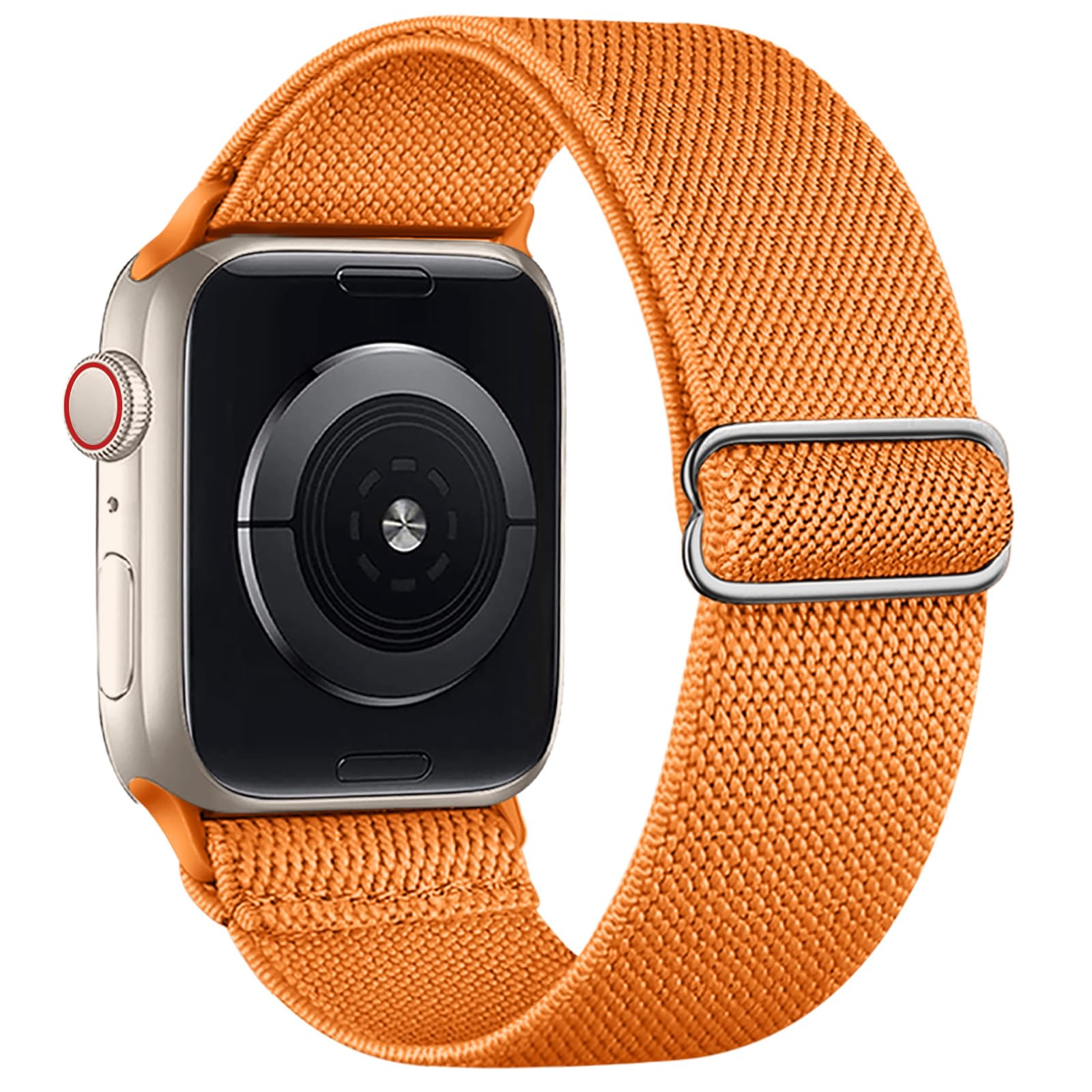 Cangroo Stretchy Nylon Band Compatible with Apple Watch Series 11 10 9 8 7 46mm 45mm 42mm 41mm Ultra 3 2 49mm Series 6 5 4 SE3 SE2 44mm 40mm Series 3 2 1 38mm Men iWatch Bands Women Solo Loop Strap