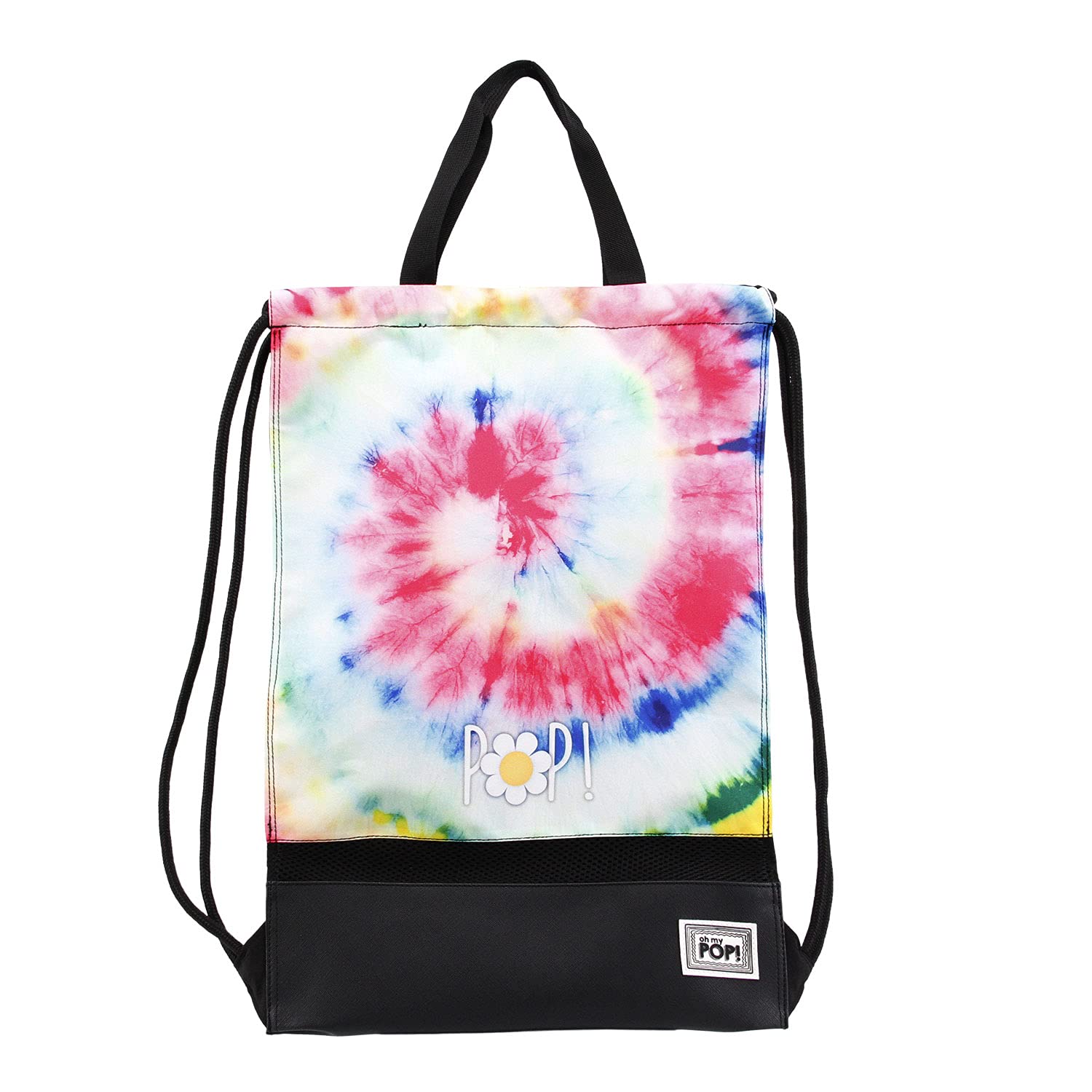 Oh My Pop! Tie Dye-Storm Gymsack with Handles, Multicolour, 34 x 49 cm