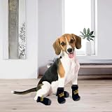 Zngou 2 Pairs Anti-Slip Dog Socks with Adjustable Strap Small/Medium Breathing view 5