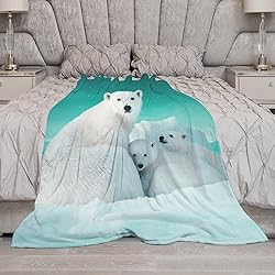 citari Polar Bear Blanket Polar Bear Gifts for