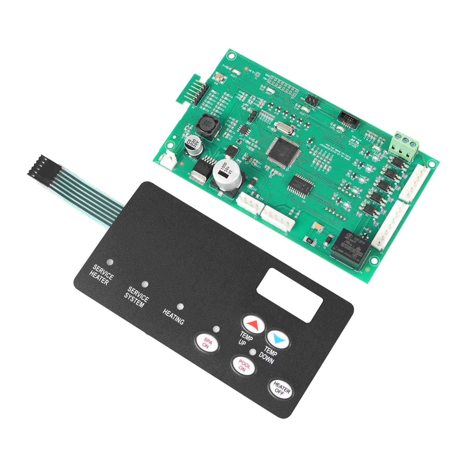 Photo 1 of 42002-0007S Replacement Control Board Kit with 472610Z Switch Membrane Pad, Compatible with Pentair MasterTemp 200–400 and Sta-Rite Max-E-Therm NA & LP Spa Pool Heater