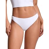CRZ YOGA Low Waisted Bikini Bottoms | Mid Cut Leg, Medium Bum Coverage, Full Lining, Swim, Bathing Suit Briefs for Women