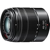 Panasonic LUMIX G Vario 45-150mm F4.0-5.6 ASPH Mirrorless Camera Lens with Optical Stabilizer, Micro Four Thirds Mount, H-FS45150AK (USA Black)