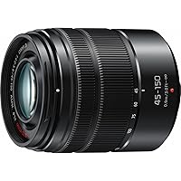Panasonic Lumix HFS45150A G Vario 45-150mm F4.0-5.6 ASPH Mirrorless Camera Lens with Optical Stabilizer, Black